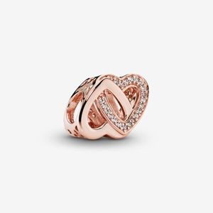 Entwined Love Rose Gold PANDORA Charm